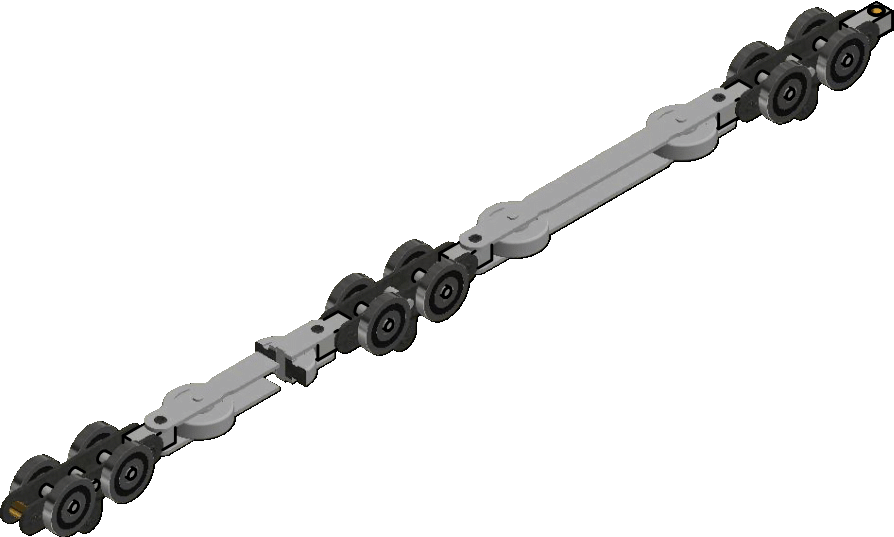 Förderkette, Kardangelenk, Teilung 400 oder 500mm