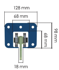 Förderkette, Kardangelenk, Teilung 300, Marke CTAS
